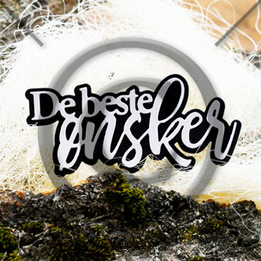 Papirdesign - DE BESTE ØNSKER 1 die m/skyggedie