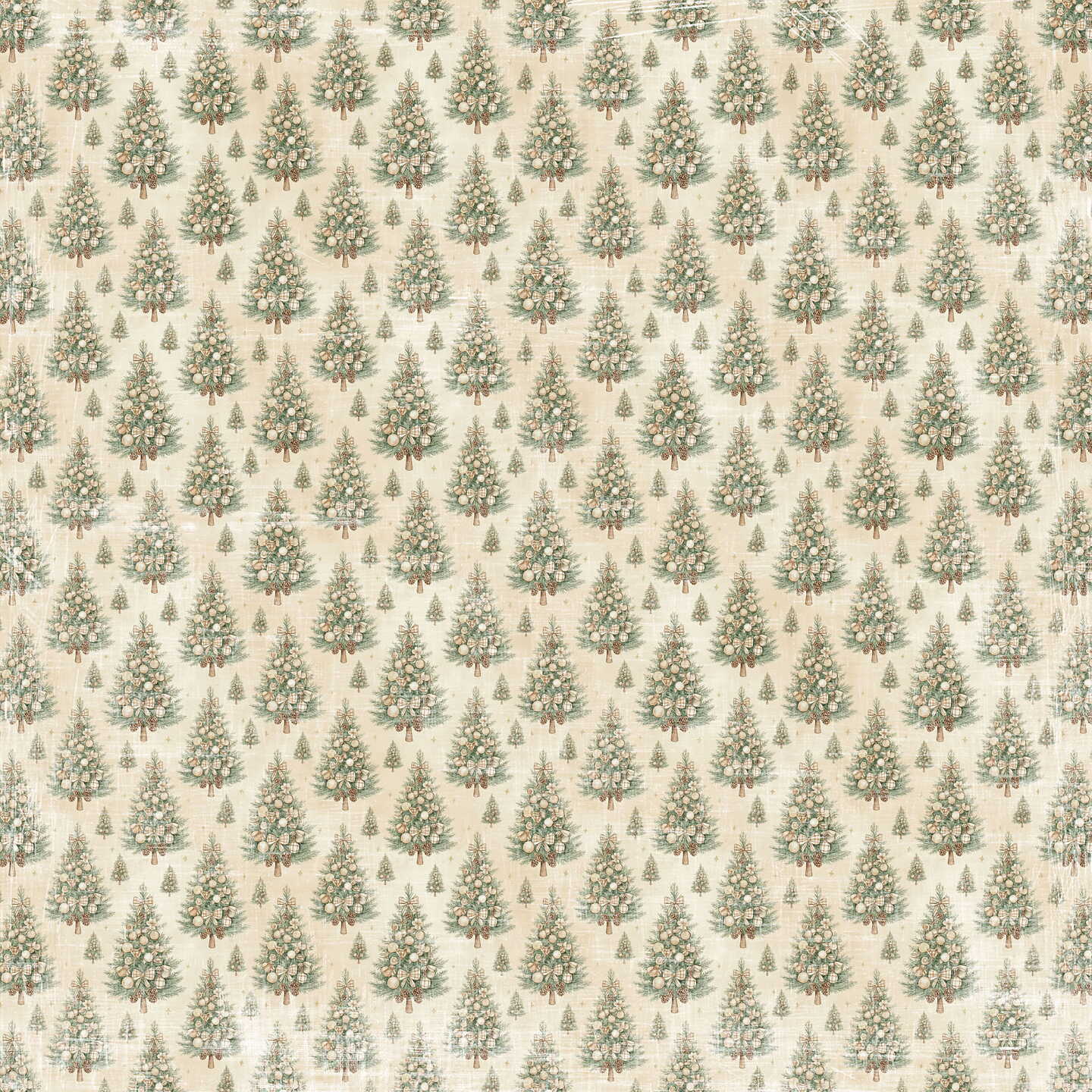 Forhåndsbestill nå! Kommer snart! Reprint -12 x 12” – Cozy Christmas Christmas Tree