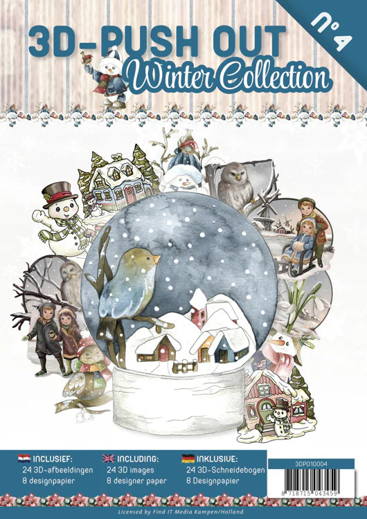3D - Bok med 24 3D motiver - Winter collections - no4