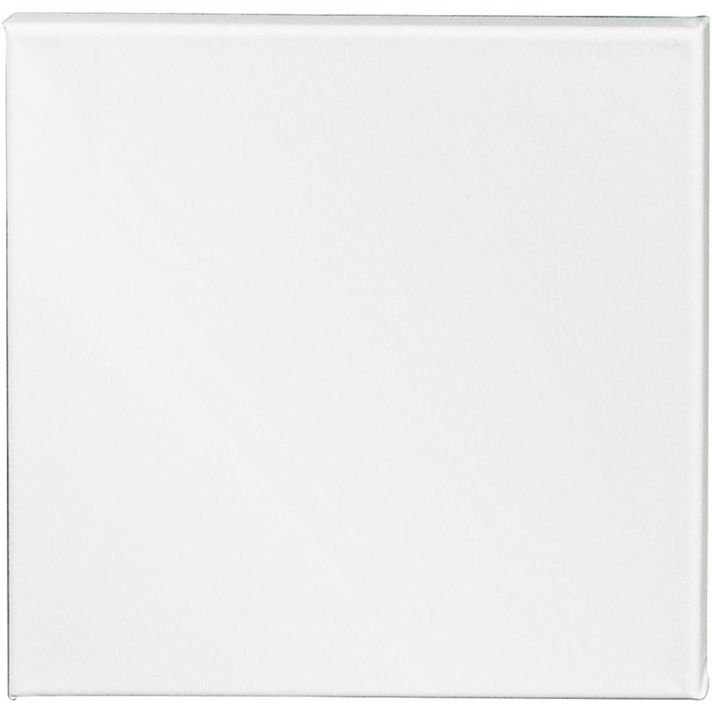 Hvit lerret / canvas  30x30cm, d:1,6cm