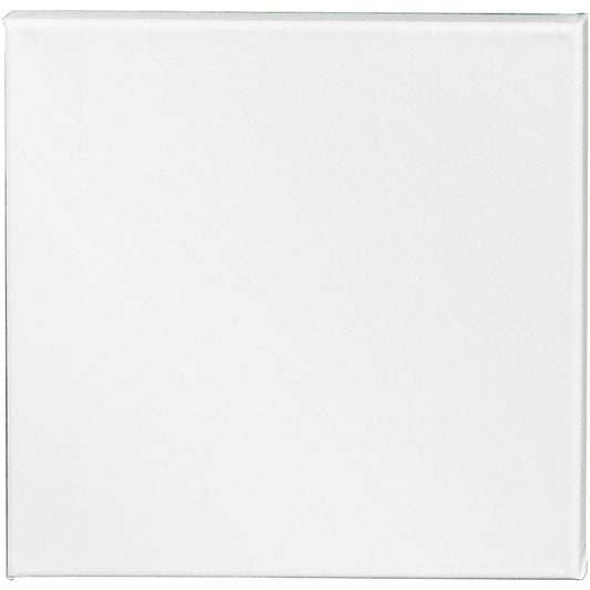 Hvit lerret / canvas 30x30cm, d:1,6cm