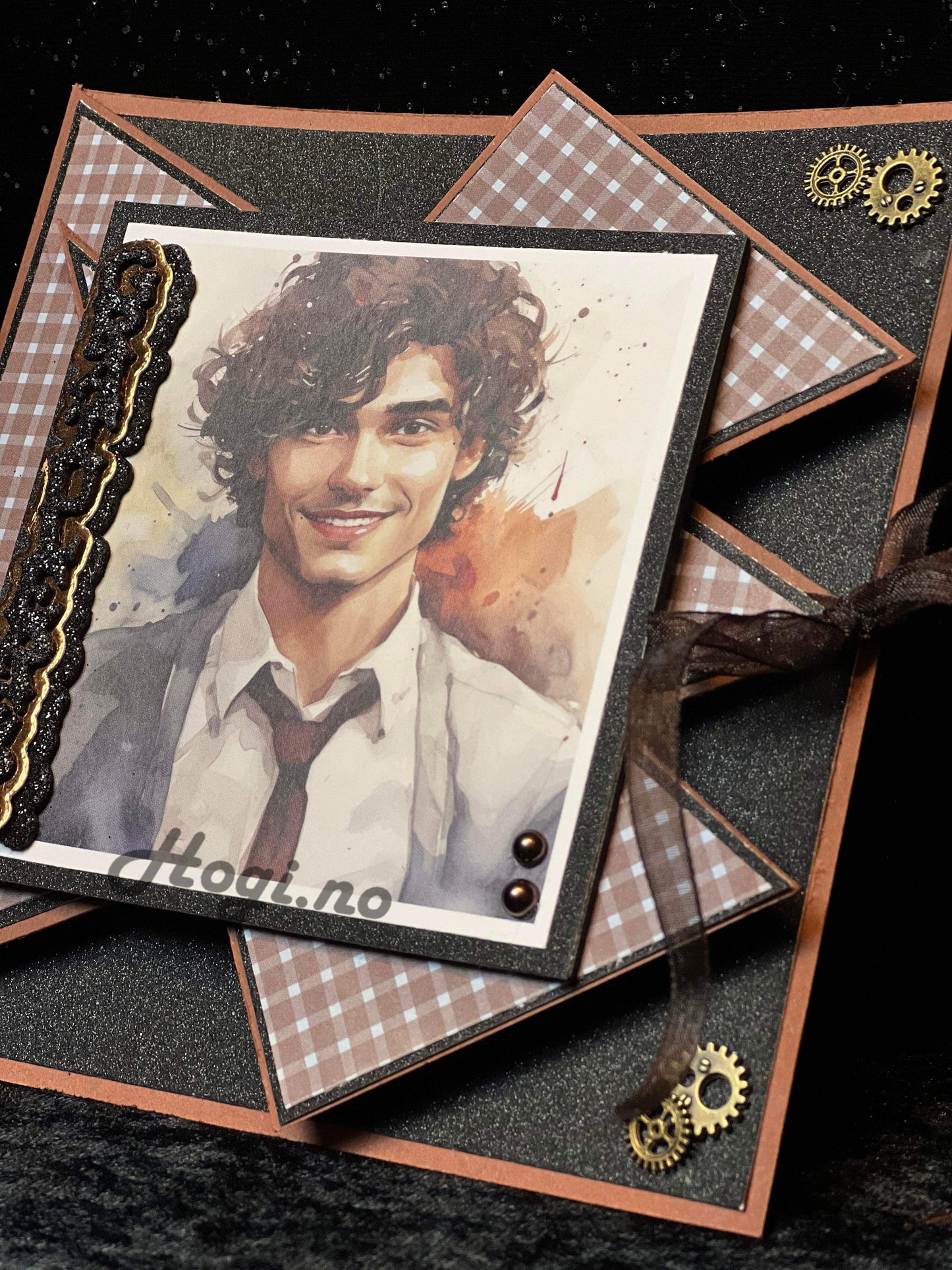 Inkido mønsterark 12x12 Apples golden delicious