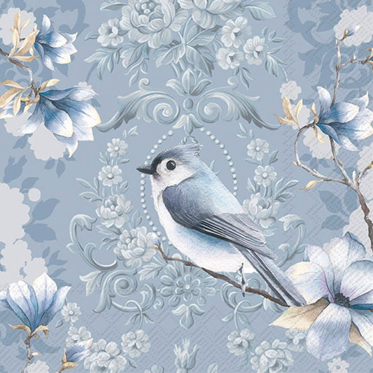 Servietter - lunsj - Penelope Light Blue Lunch - Lunsjserviett 20 stk 3-lags 33x33cm