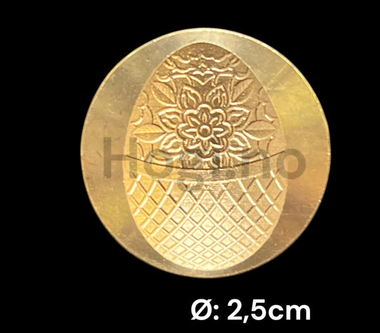 EKSKLUSIV NYHET!: « 3D påskeegg » lakkseglstempel.