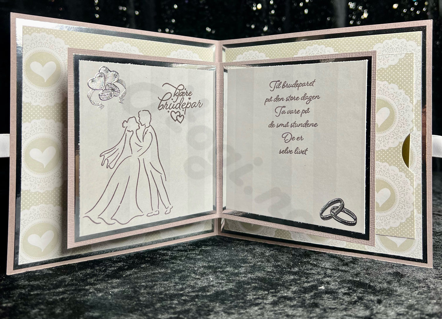 Hobbypakke/ hobbykit - POP-UP kort i kort