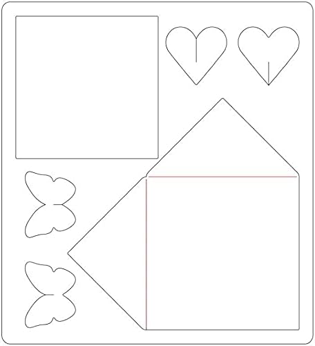 NYHET! Sizzix die - Mini card & envelope set - minikort og konvolutt die sett