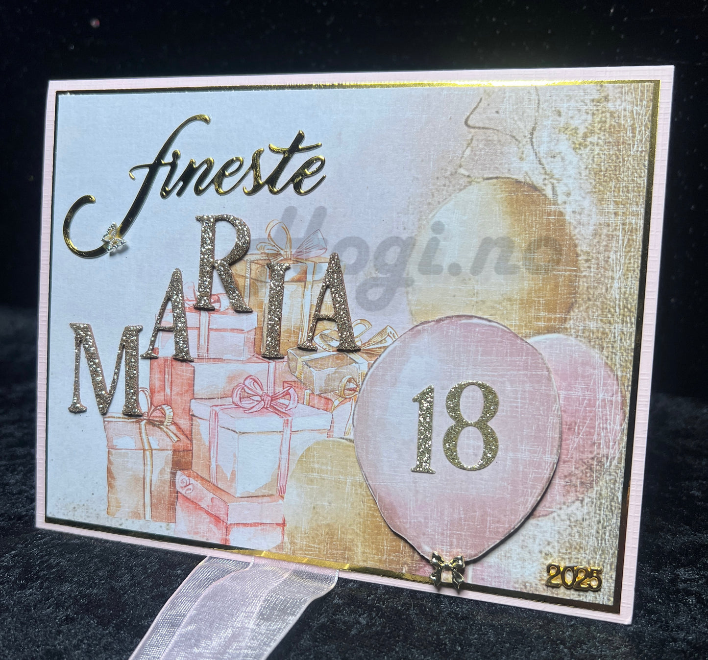 NYHET! Hobbypakke/ hobbykit - Morro brettekort med sving pop-ut