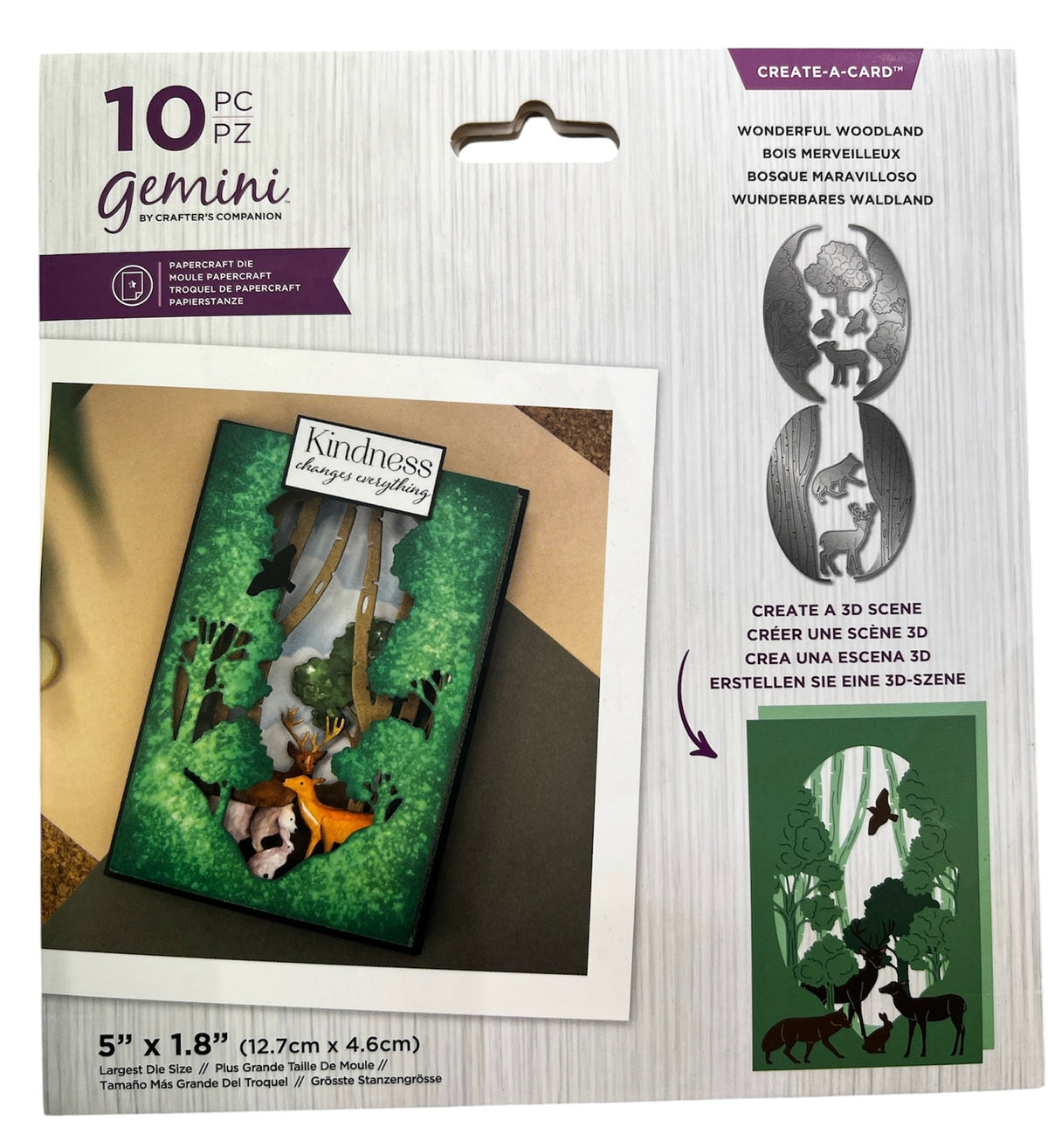 NYHET! Gemini Crafter's Companion - Wonderful Woodland Create-a-Card Dies