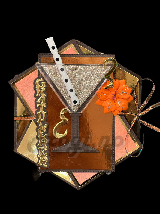 Hobbypakke/ hobbykit - Diamant brettekort m/tags