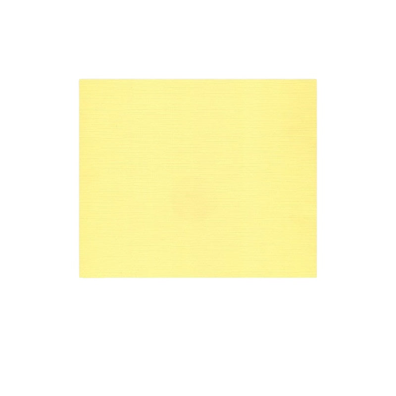 Ensfarget Kartong -Gul / Yellow  -  12x12 250gr linstruktur