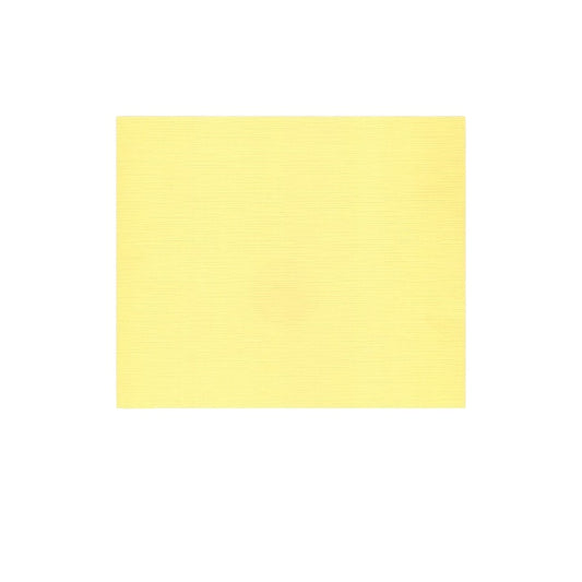 Ensfarget Kartong -Gul / Yellow  -  12x12 250gr linstruktur