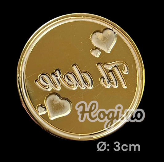 EKSKLUSIV NYHET! Hogi.no’s design: «Til dere » lakkseglstempel. Komplett -stempel med håndtak