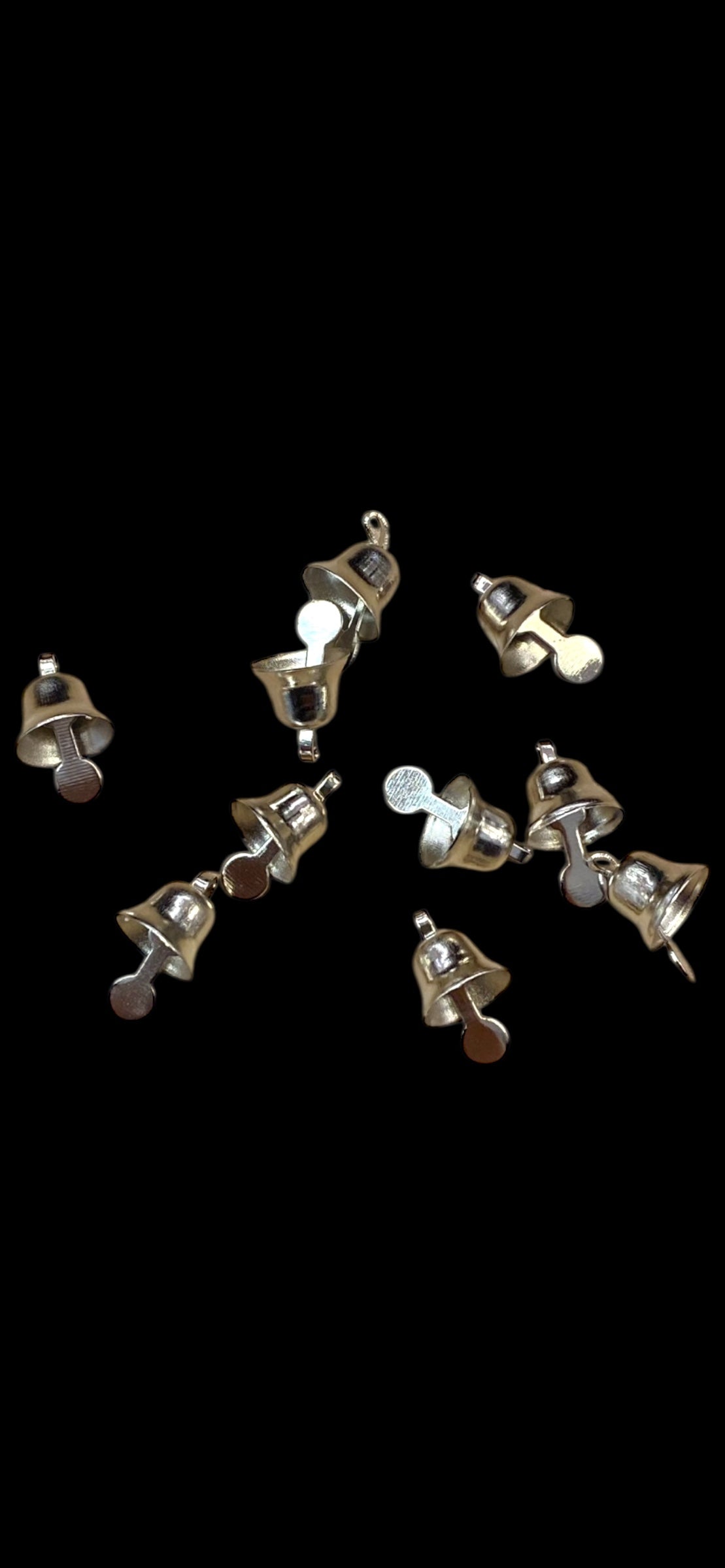 Mini Bjelle Klokker - velg farge  – Ø: 1cm – 10stk