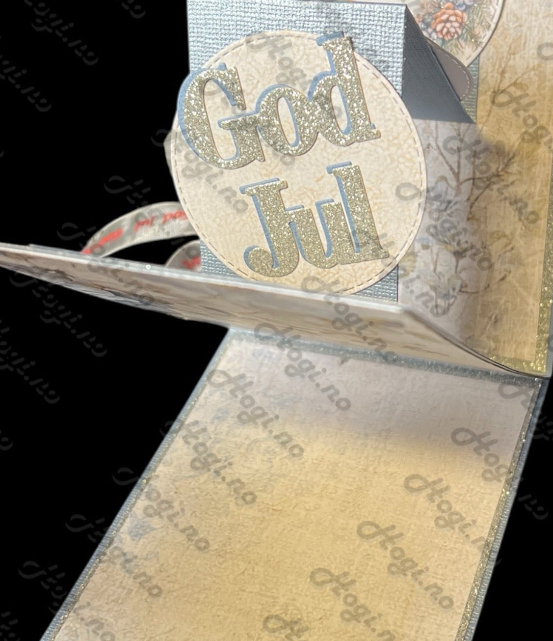 Hobbypakke:  «Gøyalt og stilig topphengslet kort»