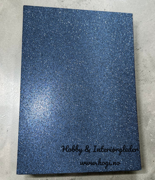 A4 - Glitterkartong -  Midnight Blue