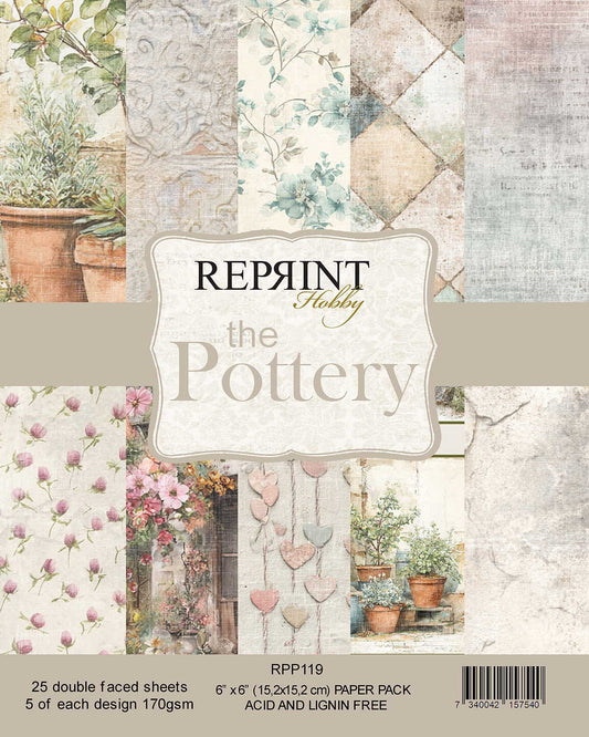 NYHET! Reprint  -  Paperpack Reprint - The Pottery Collection - 6x6