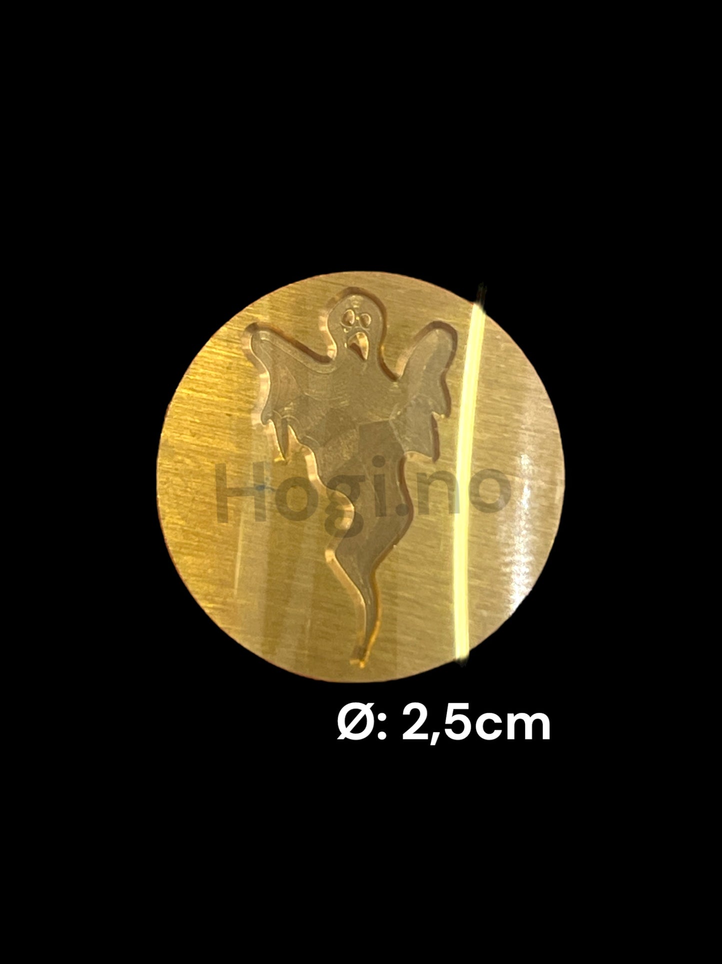 Lakkstempel - wax sealing coin - spøkelse 👻 - til lakkstempel segl
