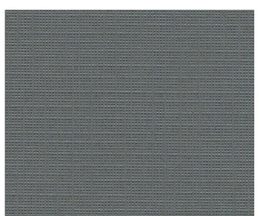 Kartong - Mørk grå / Dark Grey 12x12, 250g. Syrefri. Ensfarget med linstruktur.