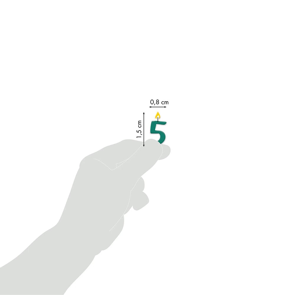 Cooky stickers - Klistremerker tall og kakelys - 35 stk