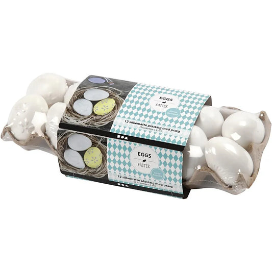 Egg med mønster