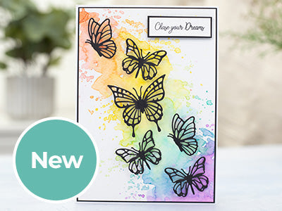 NYHET! Gemini Crafter's Companion - Stamp & Die Butterfly Kaleidoscope Dies