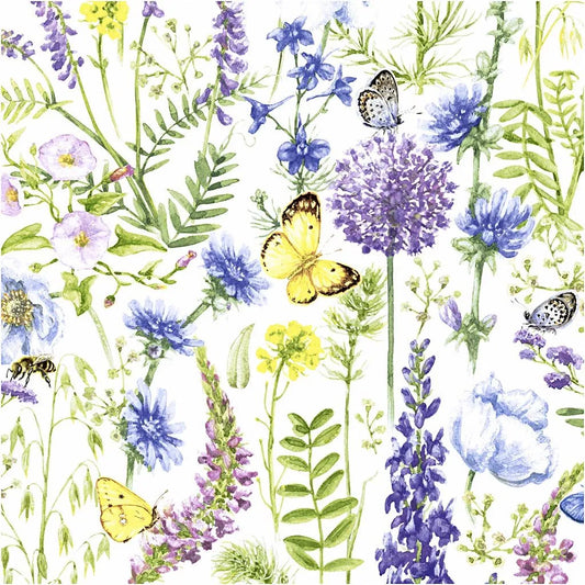 Servietter - lunsj -  moments Springtime   - Lunsjserviett 20 stk 3-lags 33x33cm