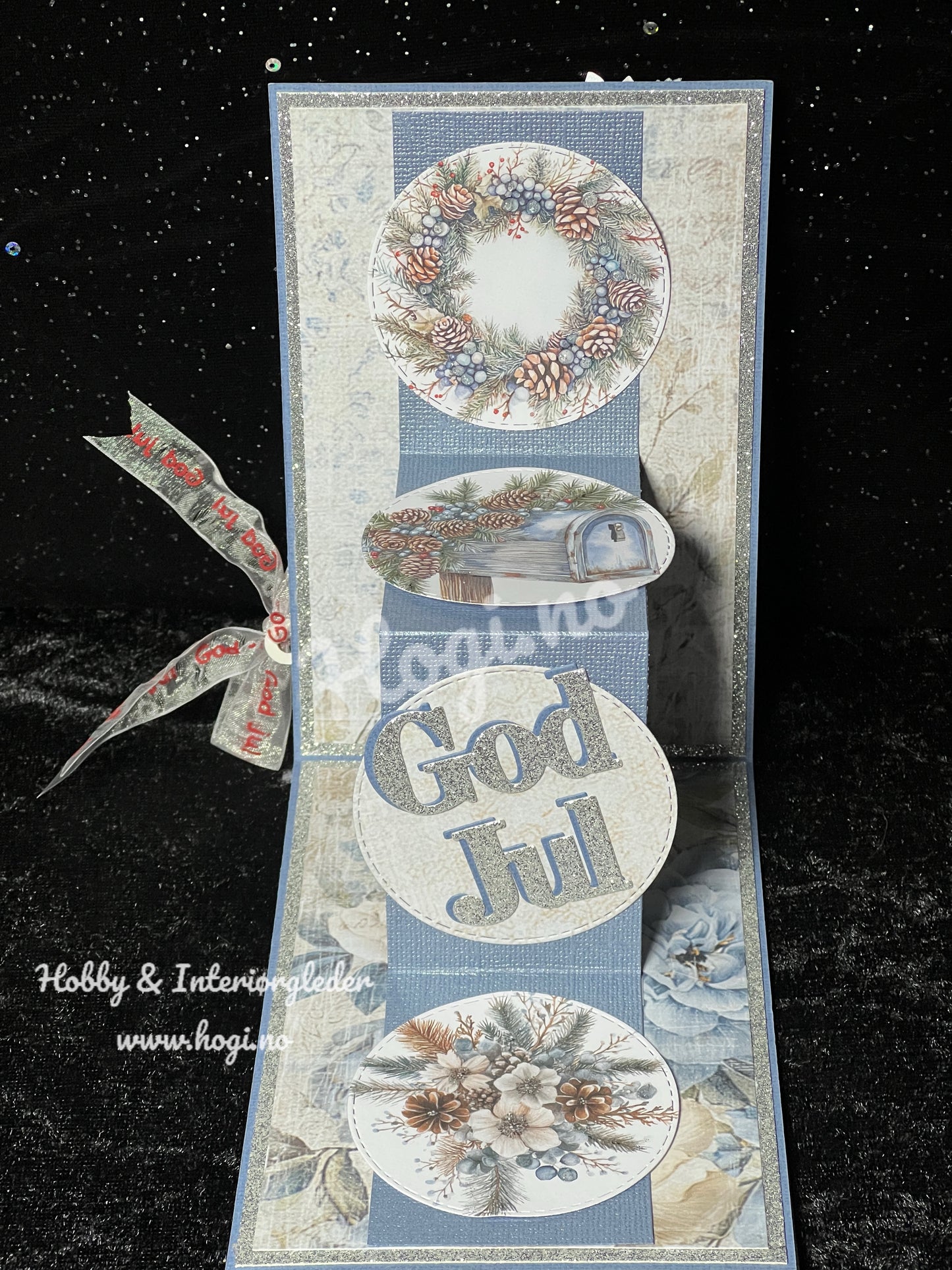 Hobbypakke:  «Gøyalt og stilig topphengslet kort»