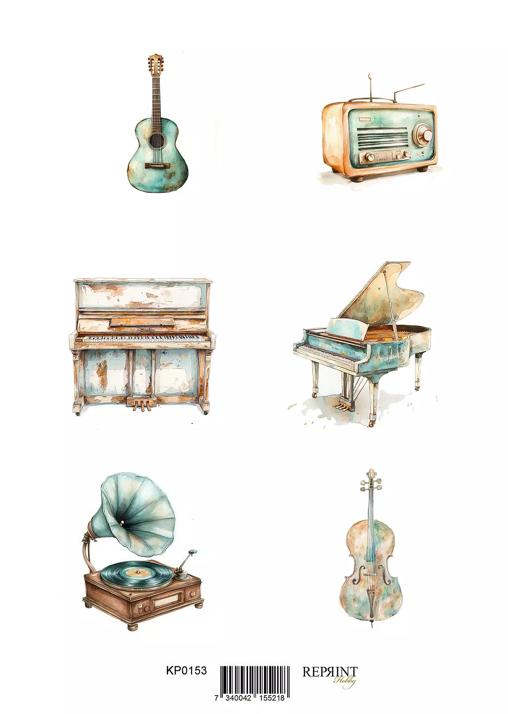 NYHET! Reprint- vintage instruments A4 - Klippark A4 -Kp0153