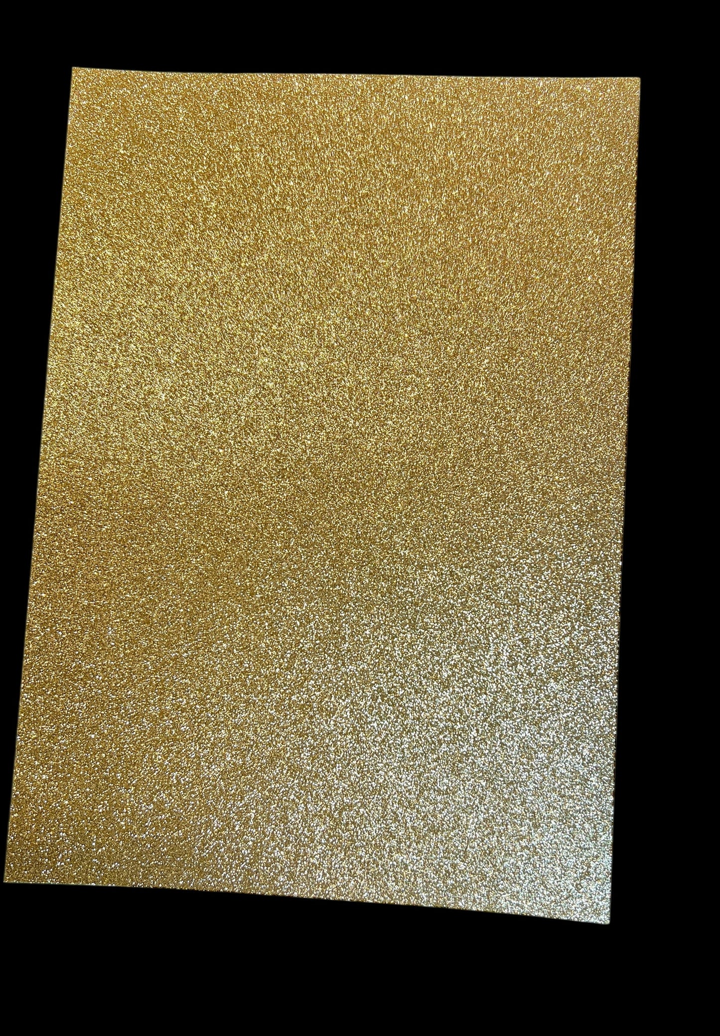 A4 - Glitterkartong - Gull