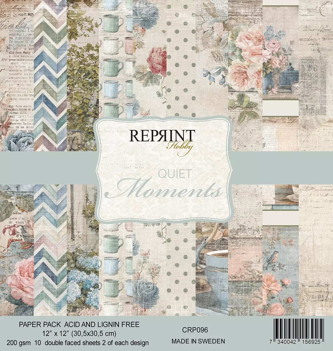 NYHET! Reprint - Quiet moments Collection 12x12 paperpack - CRP096