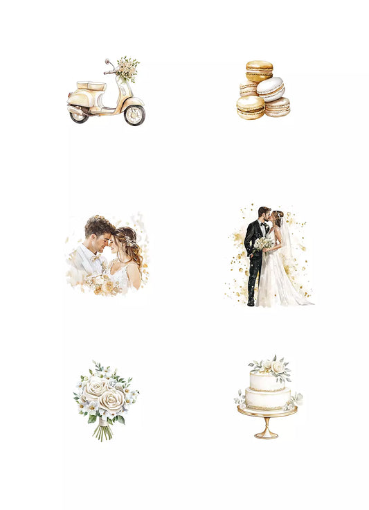 NYHET! Reprint- Marry Me - Klippark A4 -Kp0132 -