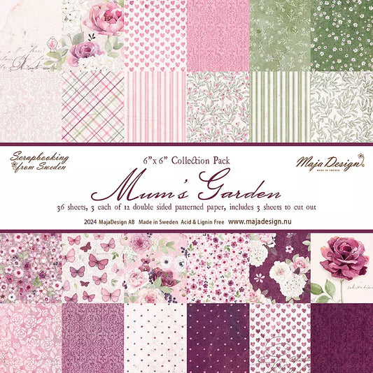 Maja Design Mum’s Garden 6x 6 collection- arkpakke med hele kolleksjonen