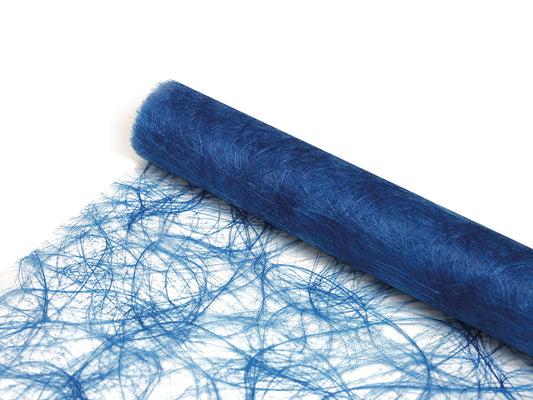 Sizotwist bordløper - mellom blå, 30cm x 5m