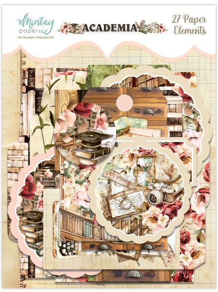 Mintay Academia Paper elements  27pcs