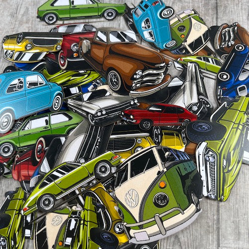 Dan cuts / die cuts - biler