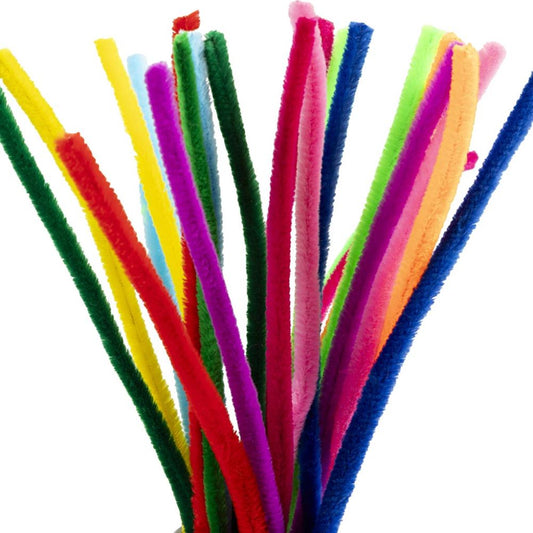 Piperenser - Assortert farge L: 30 cm, tykkelse 9 mm,  25 stk