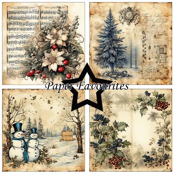 NYHET! Paper Favourites Winter 12x12 inch paper pack