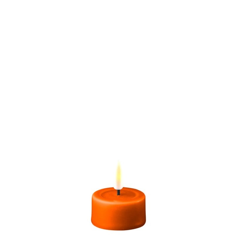 LED Tealight Candle / Te-led lys - Oransje / Orange
