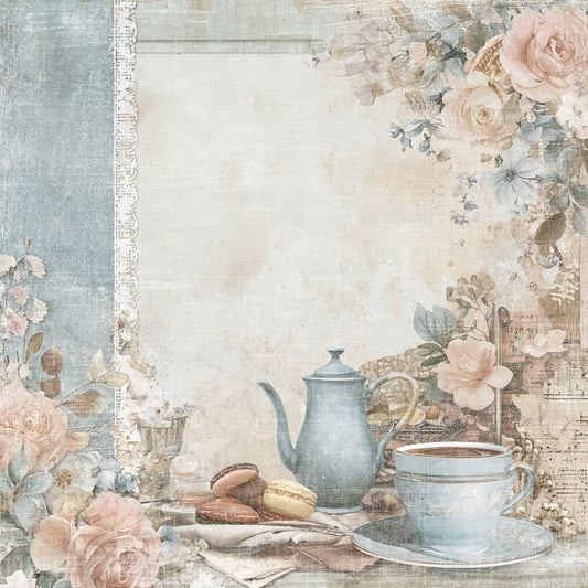 NYHET! Reprint  -  Quiet Moments- Cozy Afternoon - 12x12- RP0743