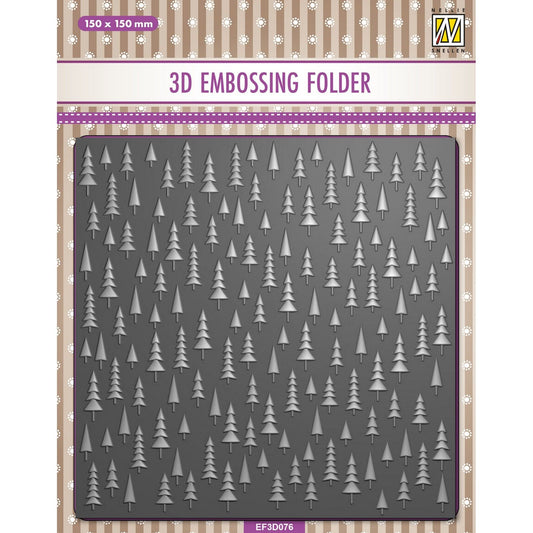Nellie snellen 3d embossing folder Pop up trees