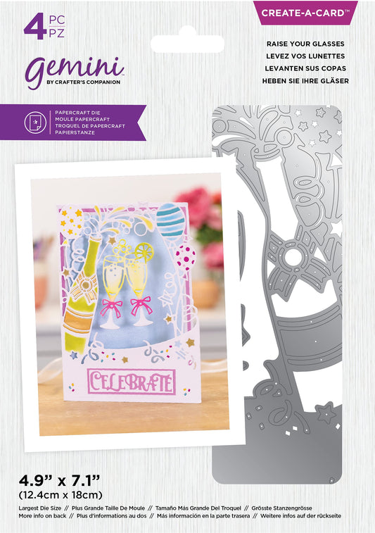 Gemini - Celebrate - Create-a-Card Dies(Gem-md-cad-rayg)