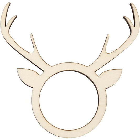 Serviettring 1 Pk., 4 Stk., H: 8 cm, D: 5 mm, Dia. 4,5 cm, 3,5 cm