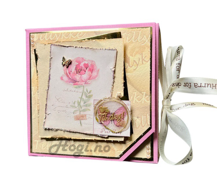 EKSKLUSIV NYHET! Hogi.no’s design: «Til deg» lakkseglstempel. Komplett -stempel med håndtak