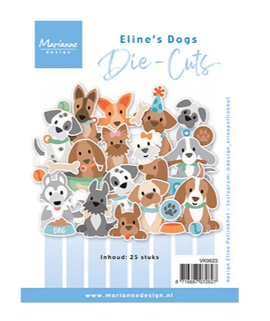 Marianne design - die cut pakke - Eline’s Dogs
