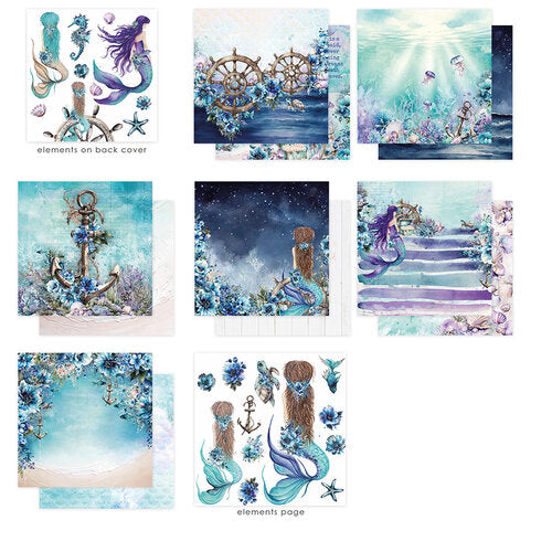Mønsterark - arkpakke - Prima marketing - A Mermaid's Tale 12x12 Inch Paper Pad (676896)