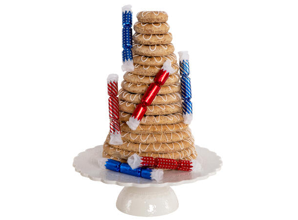 KNALLBON-BON - rød/blå fest 15cm 6 stk