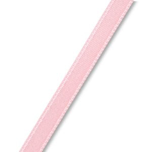 Silkebånd /  Satinbånd 6mm – Lys rosa
