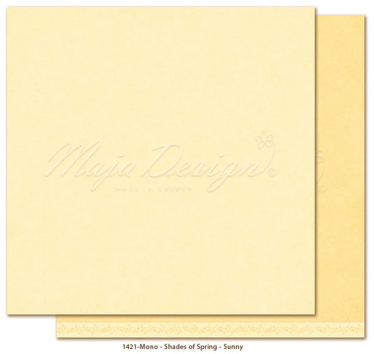 NYHET! Maja Design - Spring Garden - Mono - Sunny - 12 x 12"
