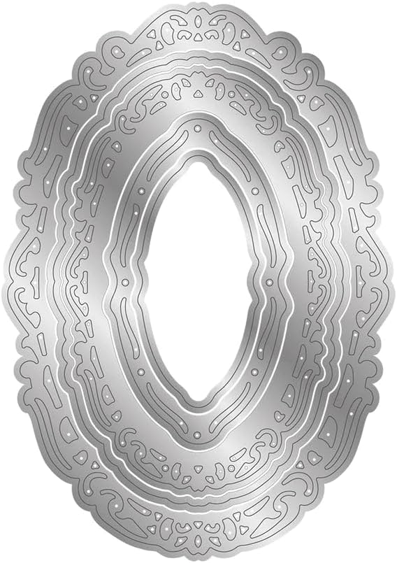 Crafter's Companion Metal die Elegant frames/ elegant die sett Oval