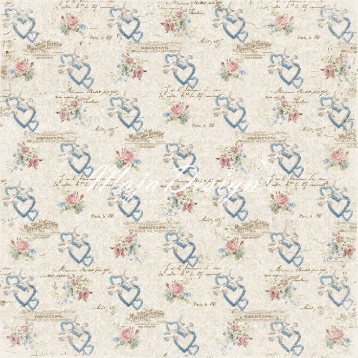Maja Design - Vintage Romance -  deep love - 12 x 12"